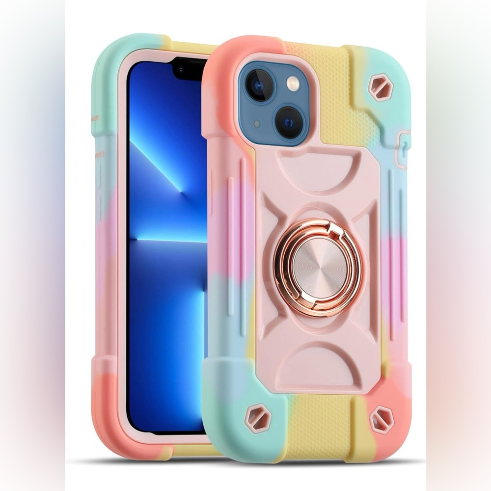 iPhone 14 Plus Rainbow Pink